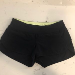 Lululemon speed shorts